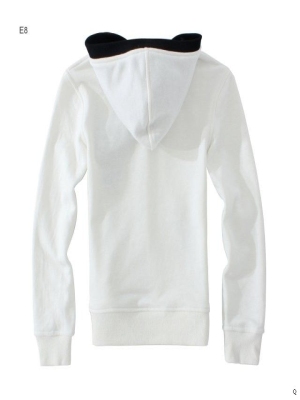 Hoodie for children white black - Click Image to Close
